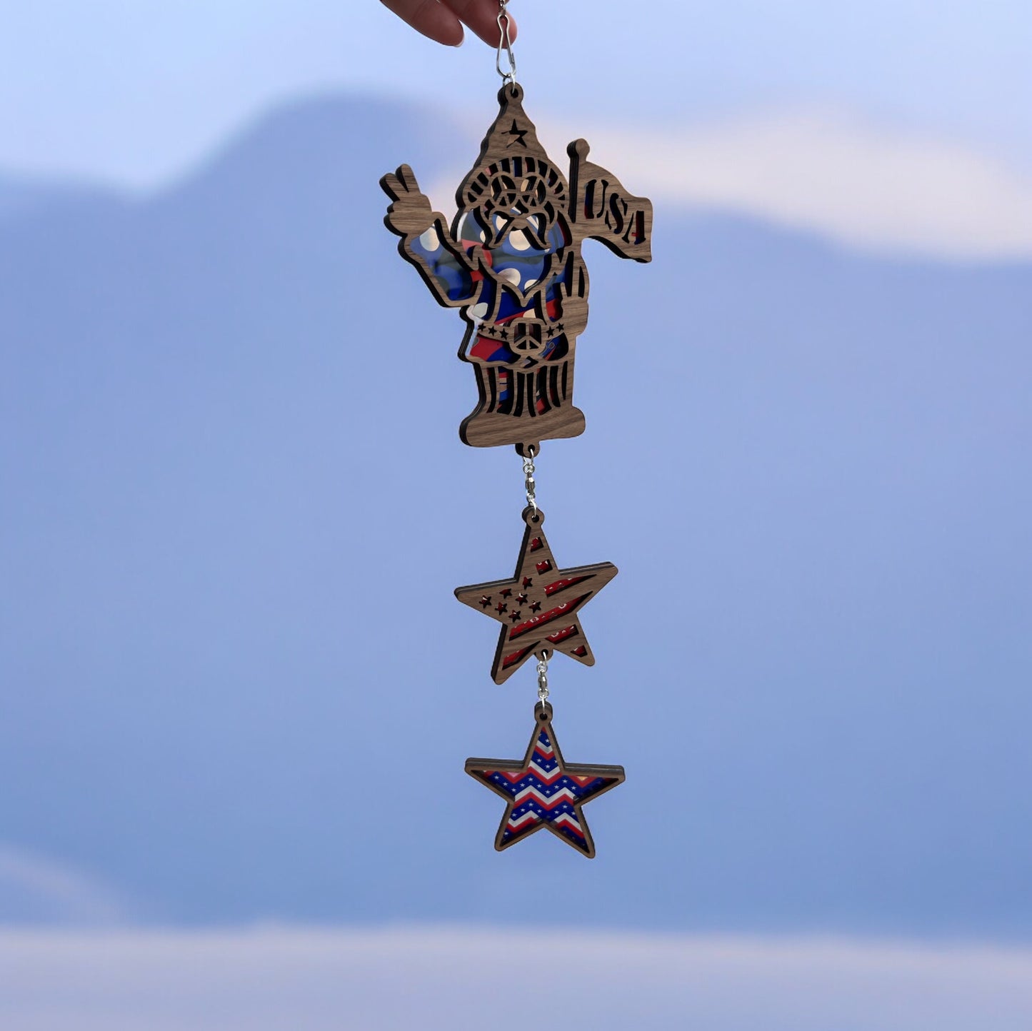 USA Gnome suncatcher