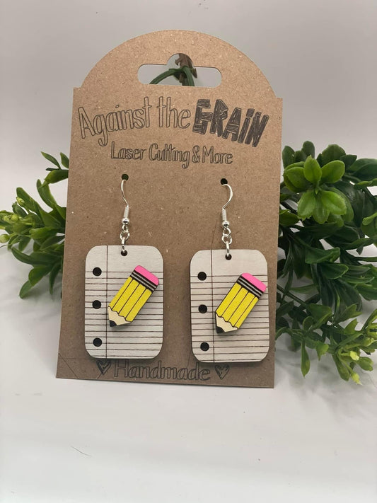 Teacher earrings