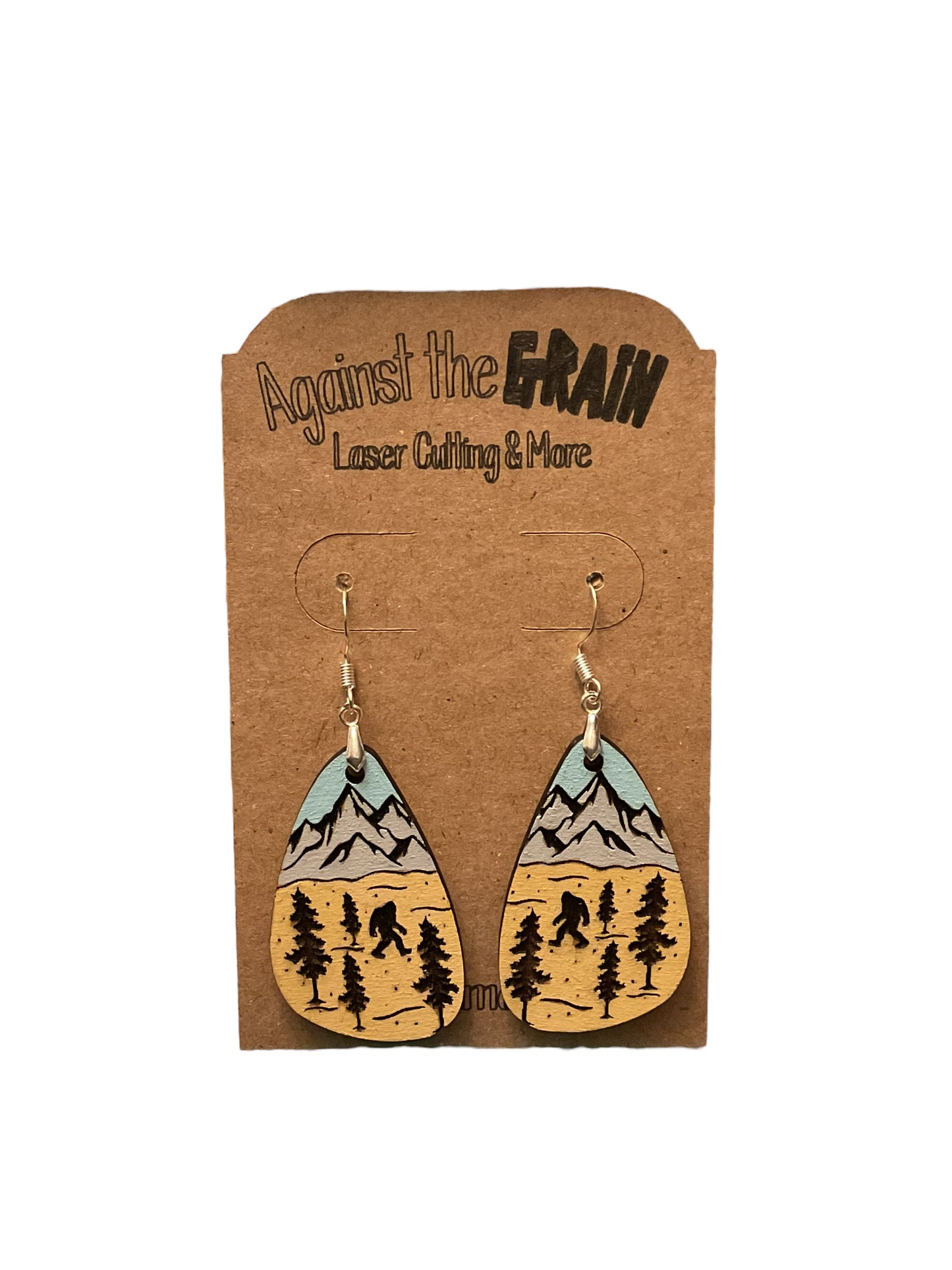 Big foot dangle earrings