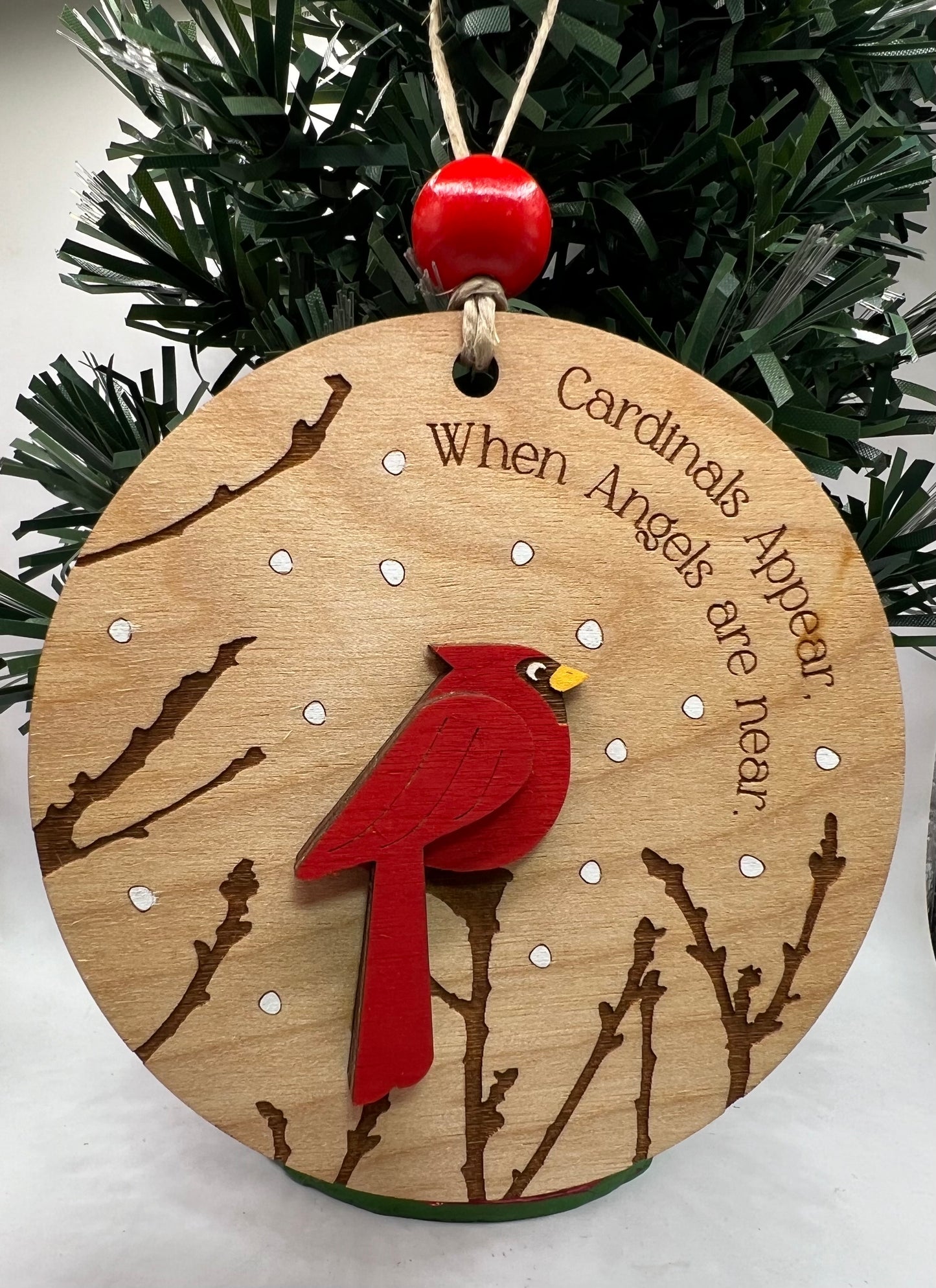 Cardinal ornament