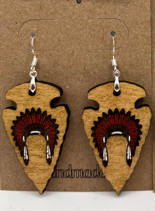 School dangle earrings