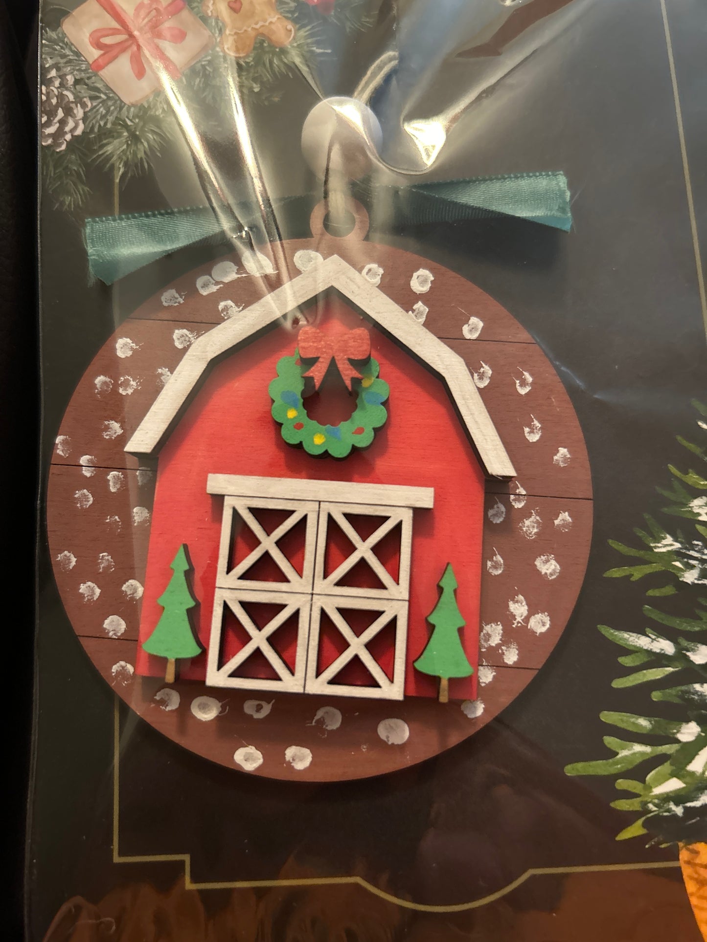 Christmas farm ornaments
