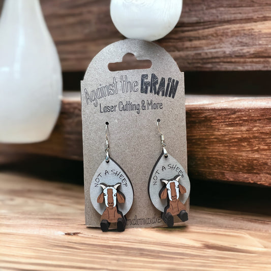 Goat earrings