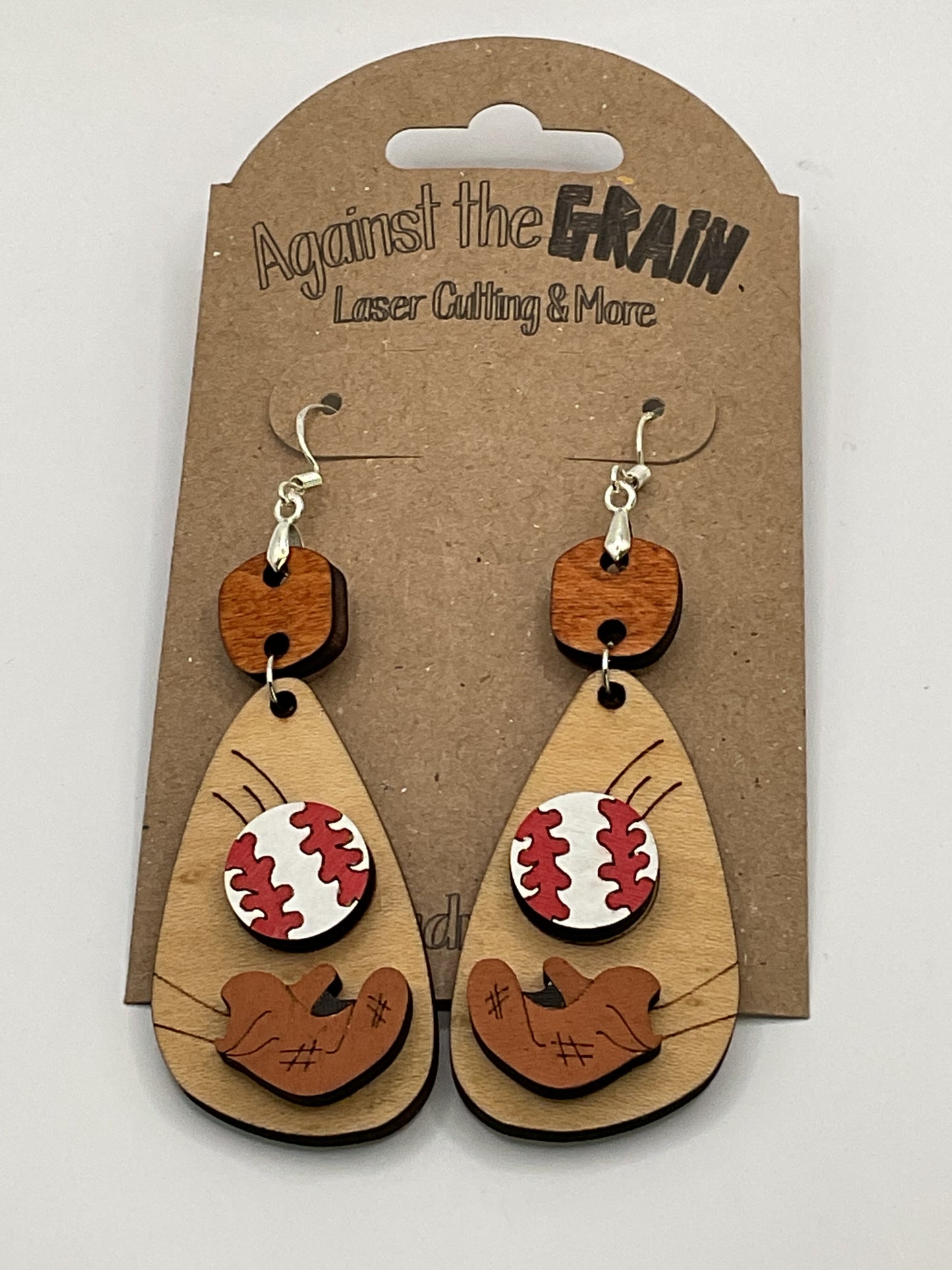 Baseball/softball earrings