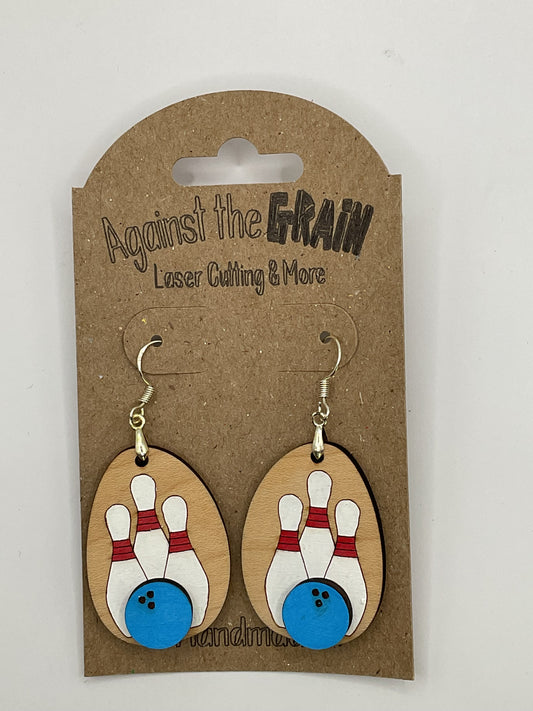 Bowling earrings