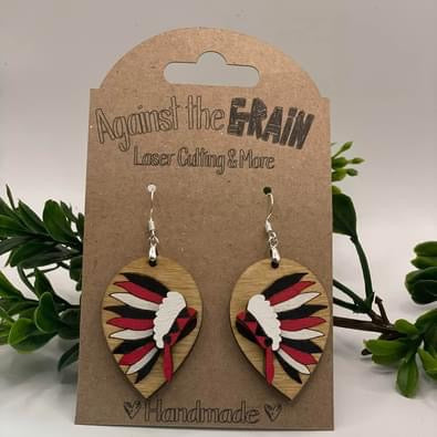 Headdress earrings