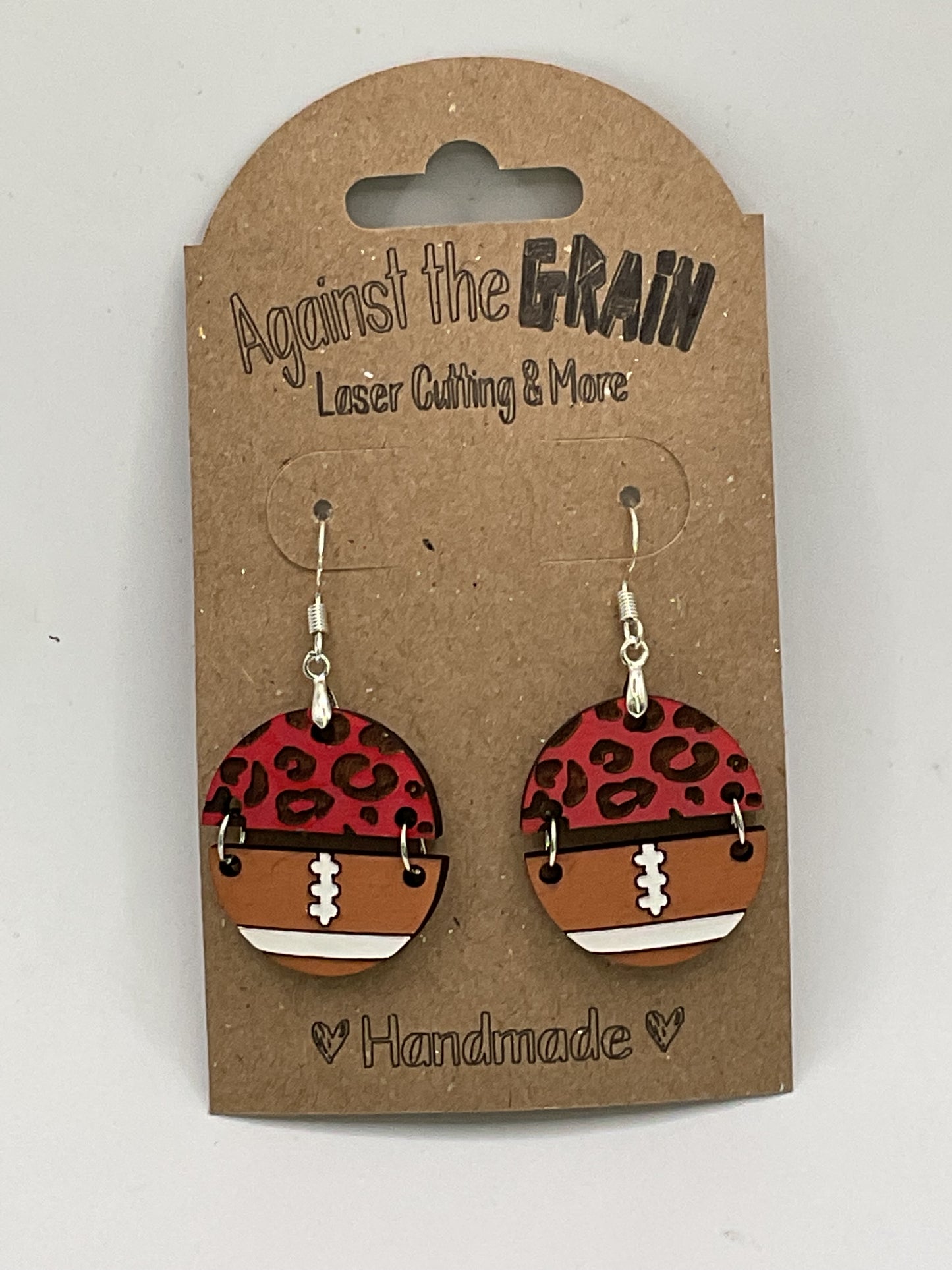 Football earrings