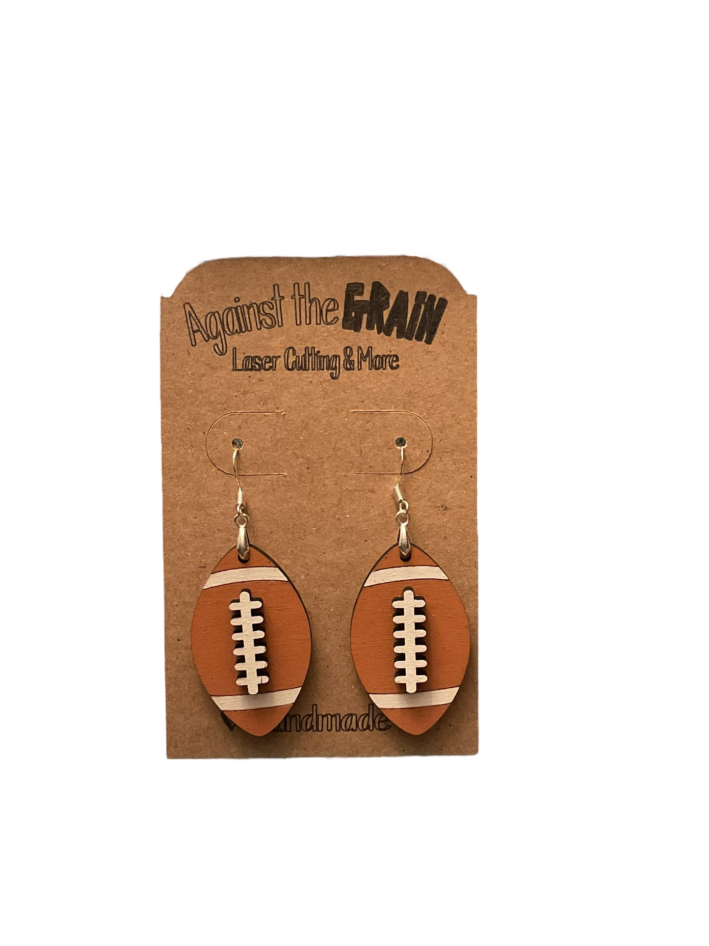 Football earrings