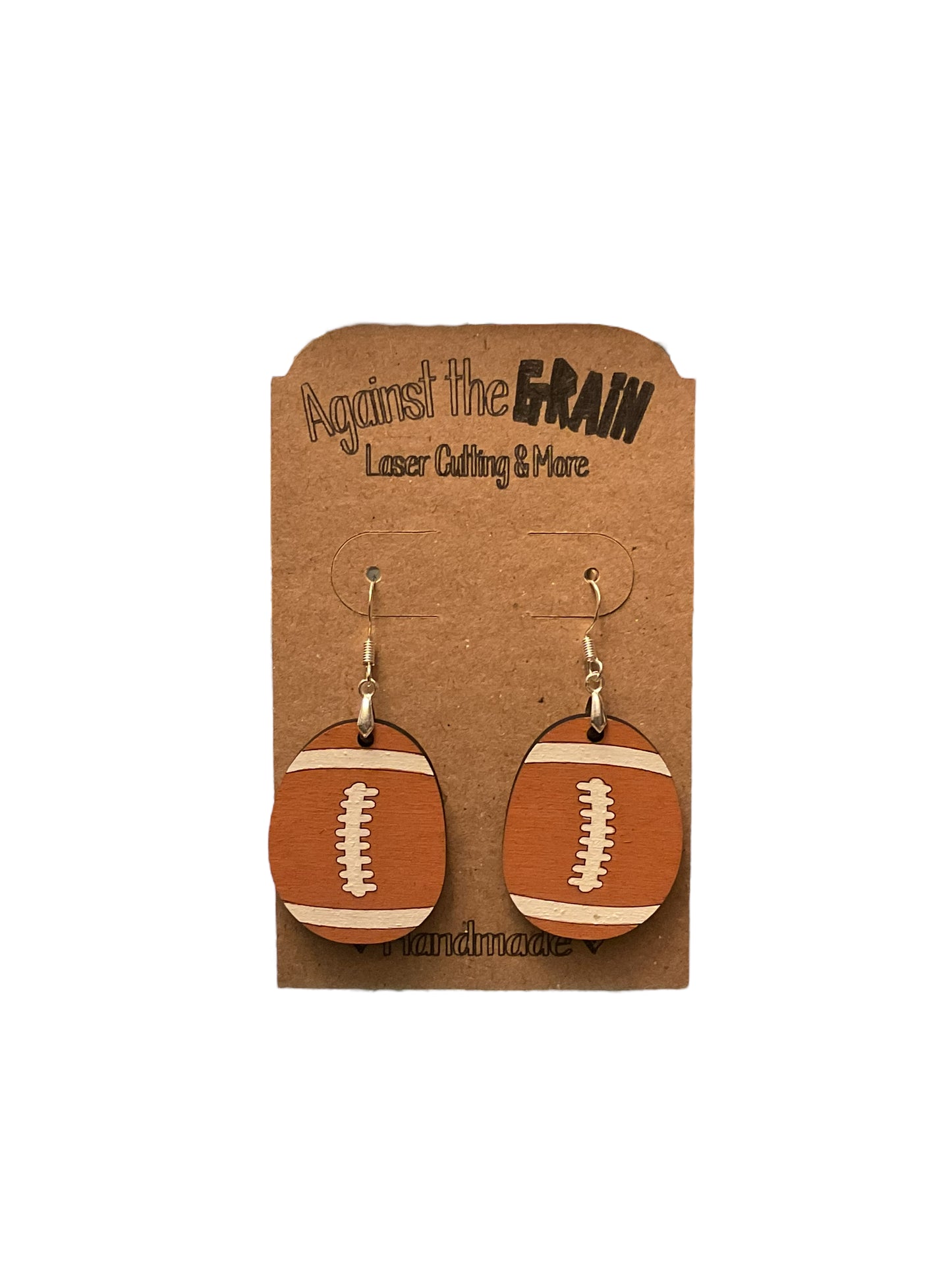 Football earrings