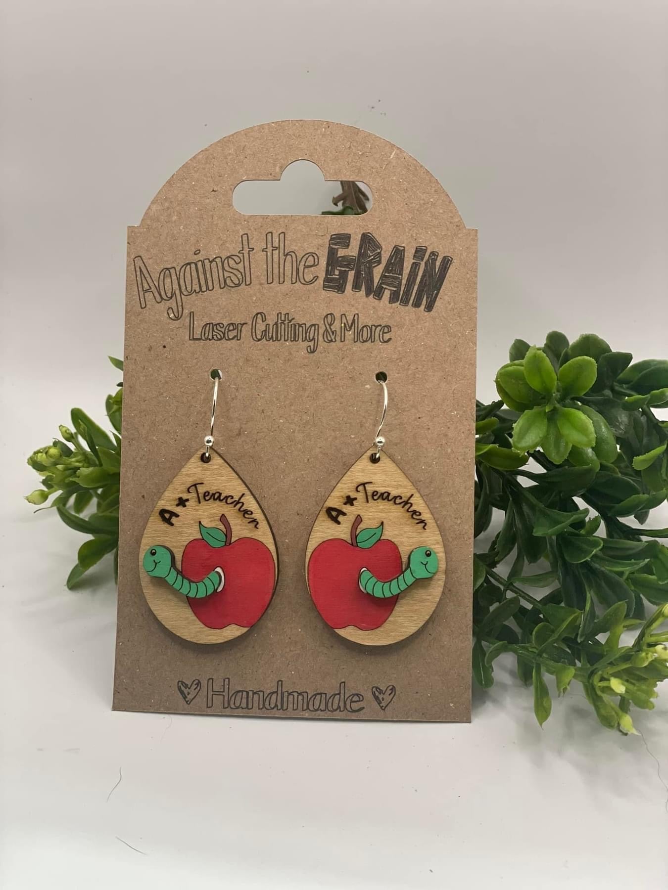 Teacher earrings