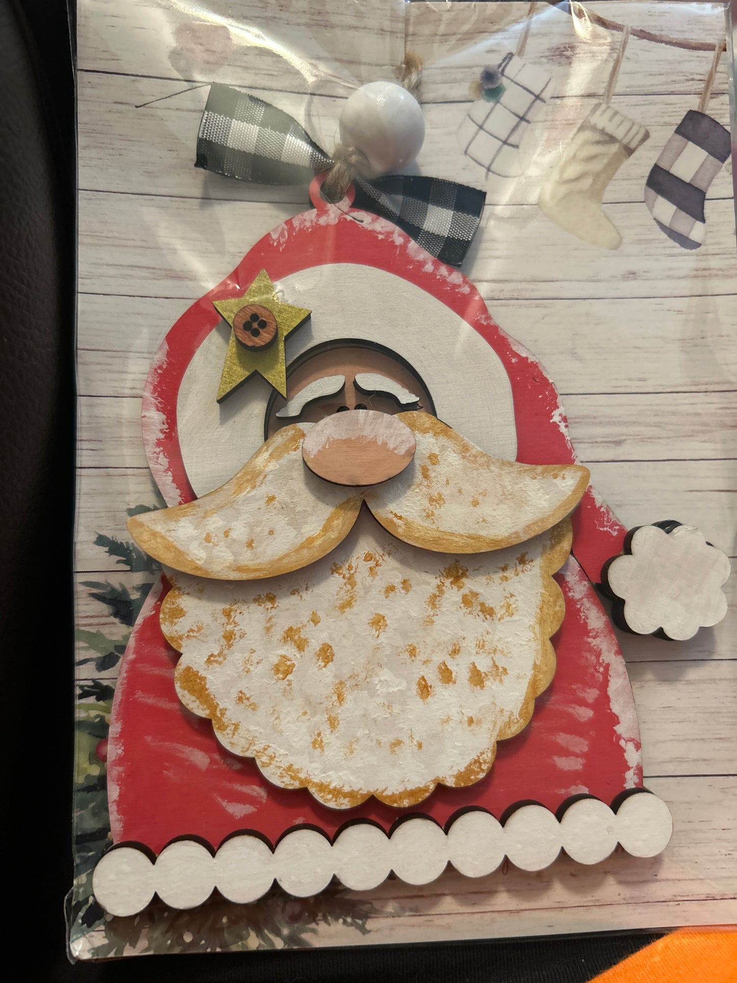 Santa ornament