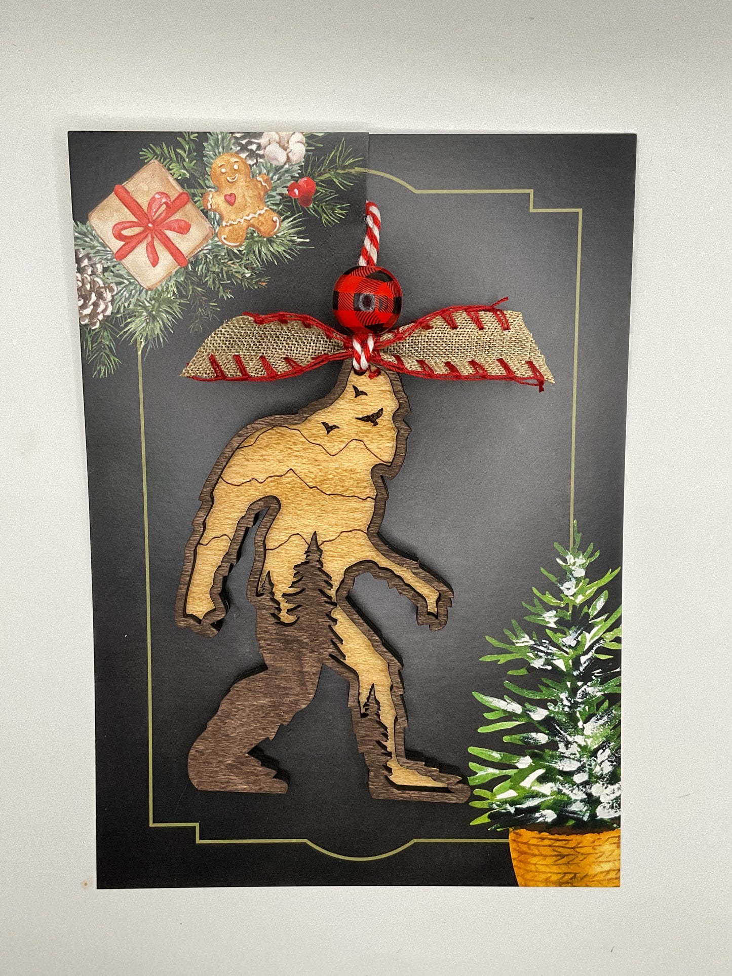 Bigfoot ornament