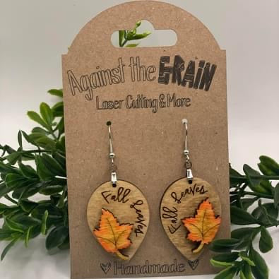 Fall dangle earrings