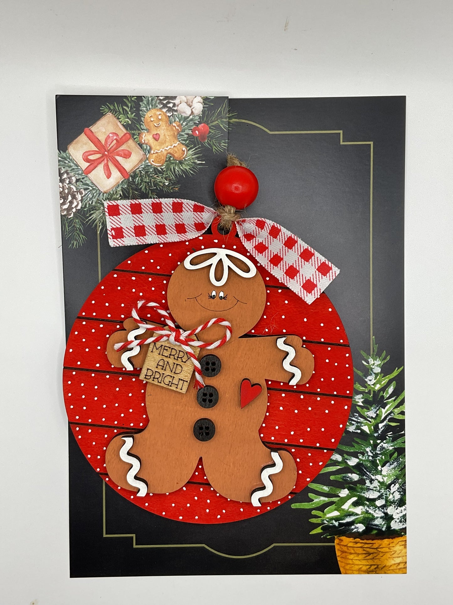 Gingerbread man ornament