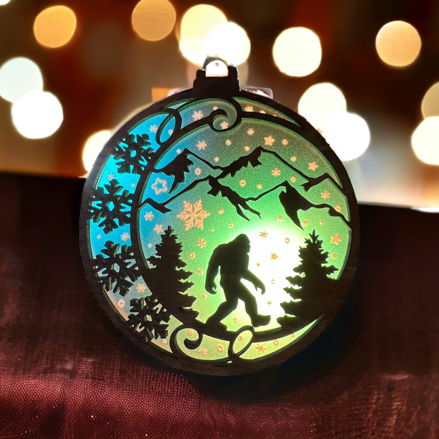 Bigfoot ornament