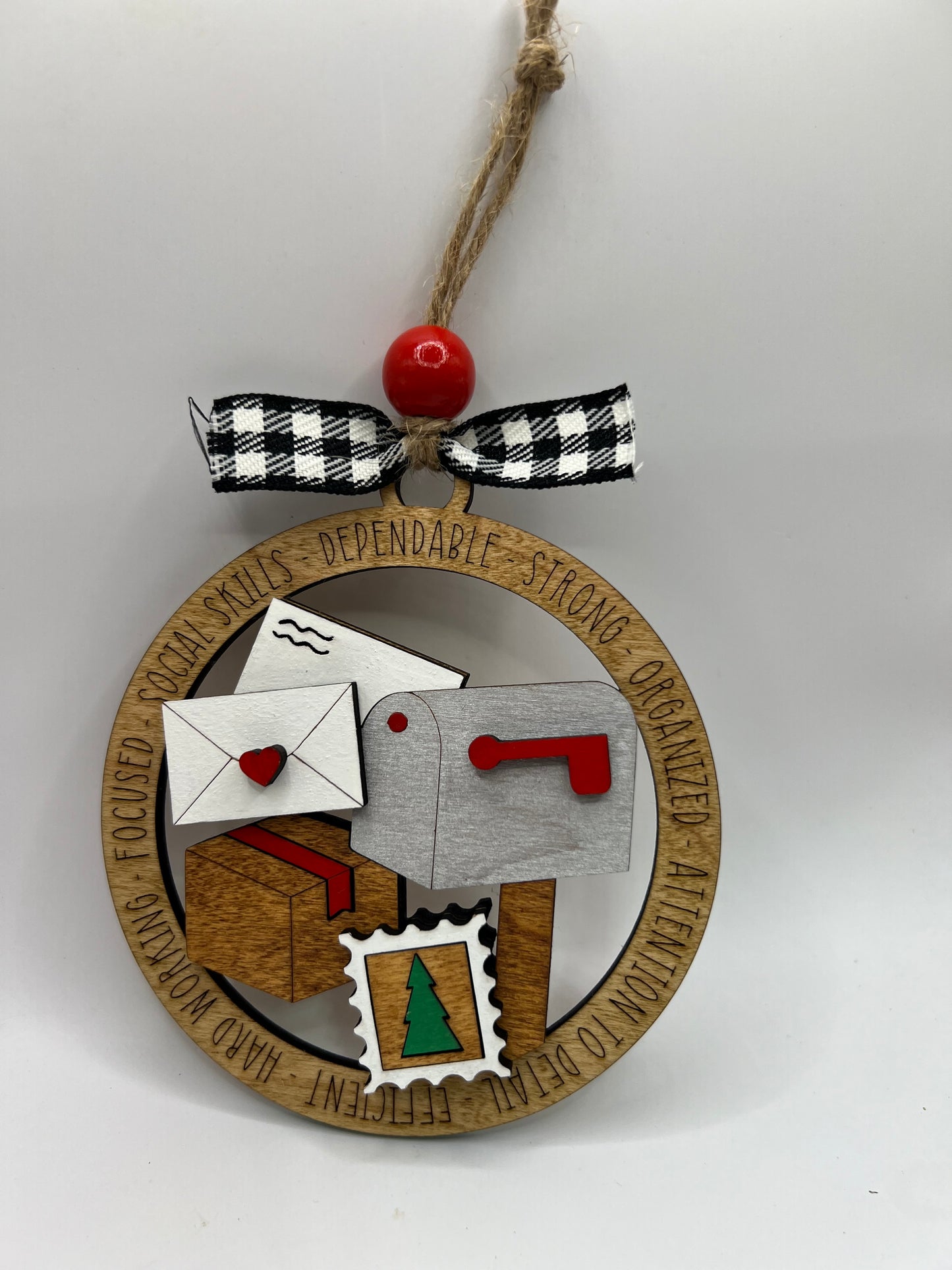 Postal Christmas ornament