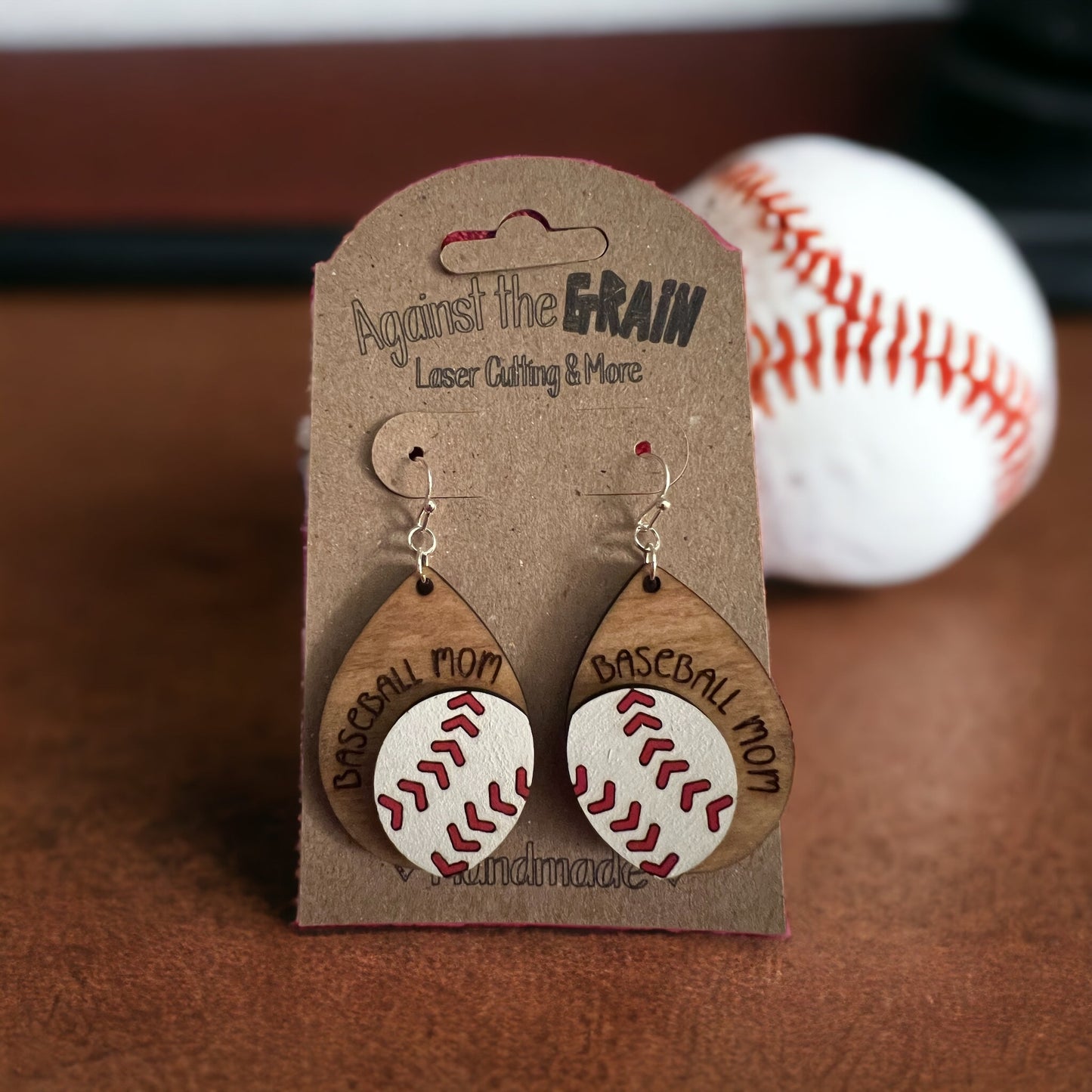 Baseball/softball earrings