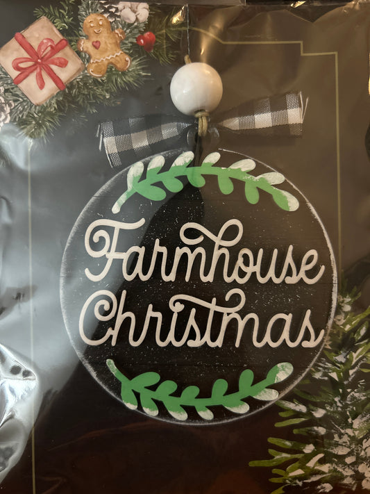 Country Christmas ornaments