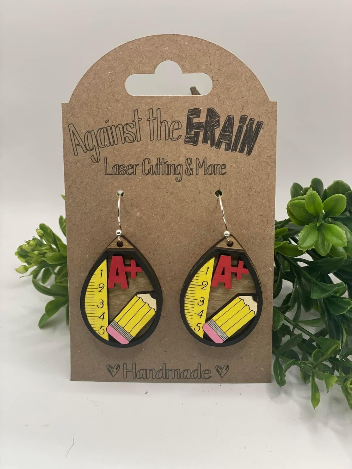 Teacher earrings