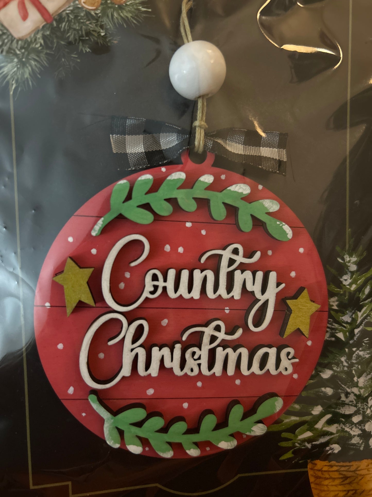 Country Christmas ornaments