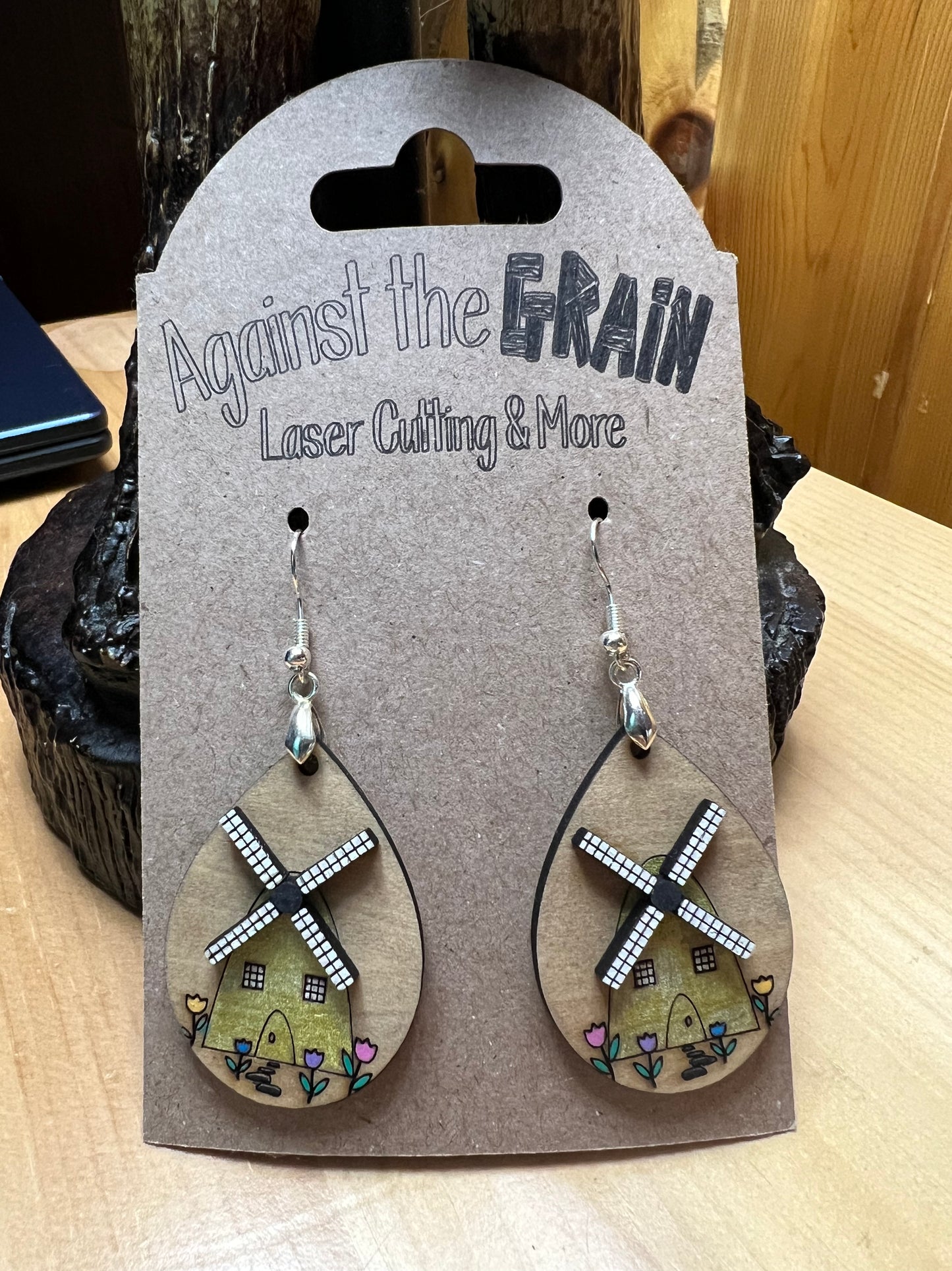 Windmill earrings