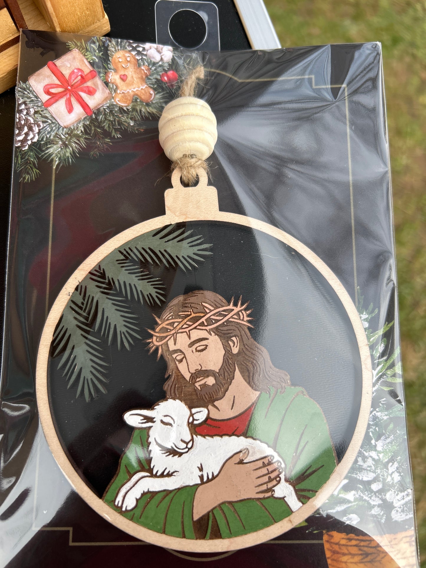 Religious Nativity ornaments