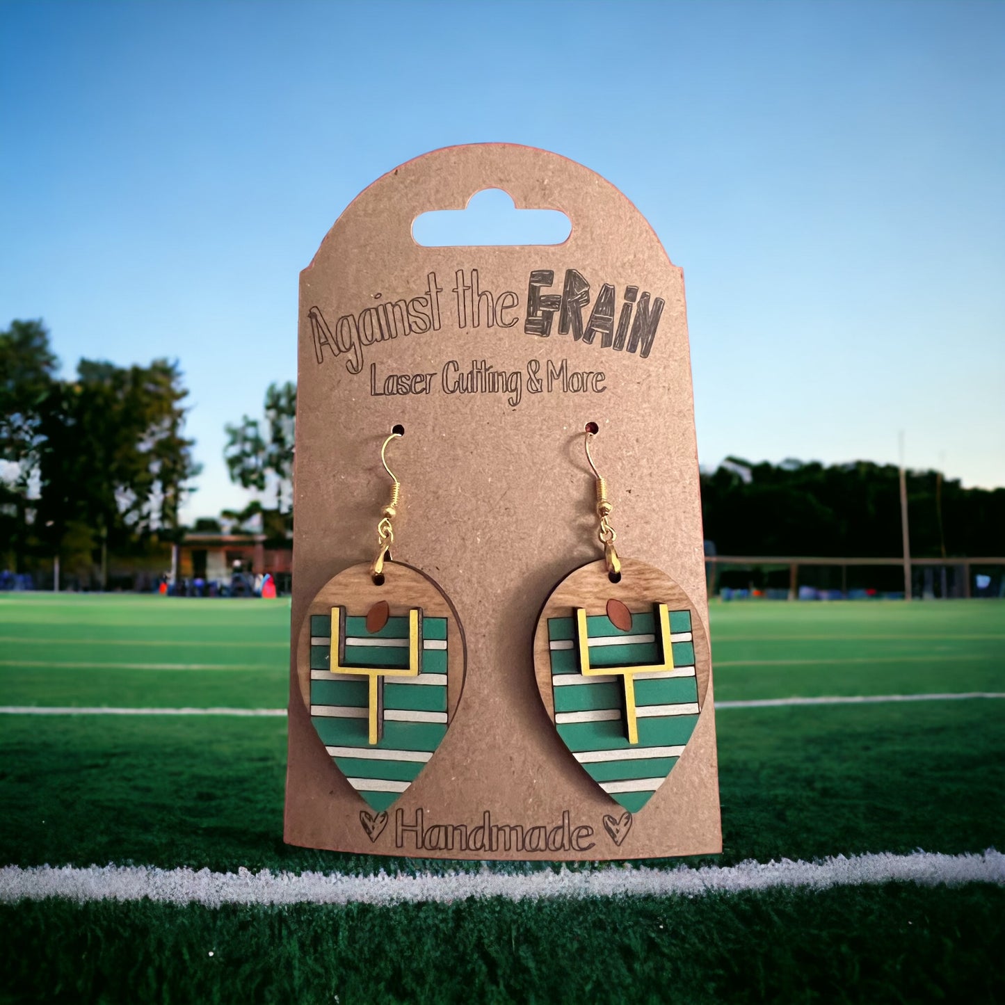 Football earrings