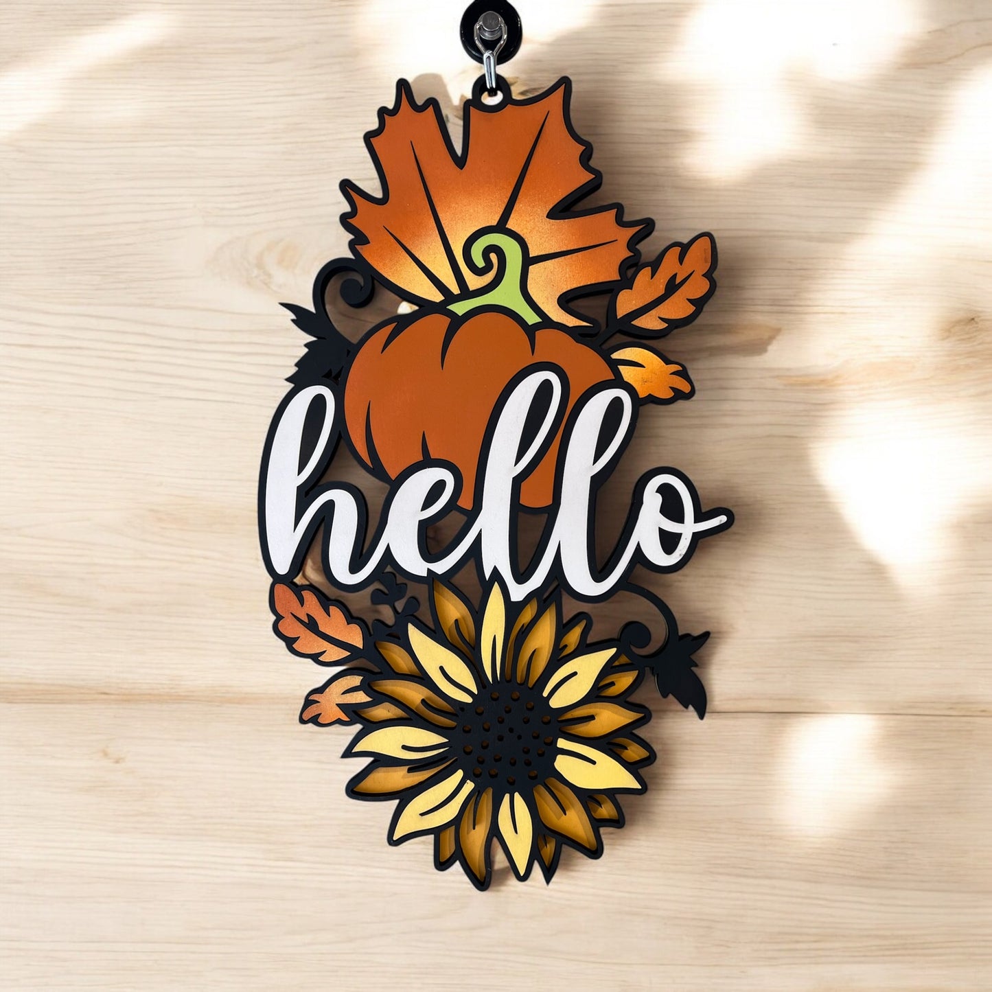 “Hello” Seasonal sign