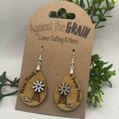 Windmill earrings