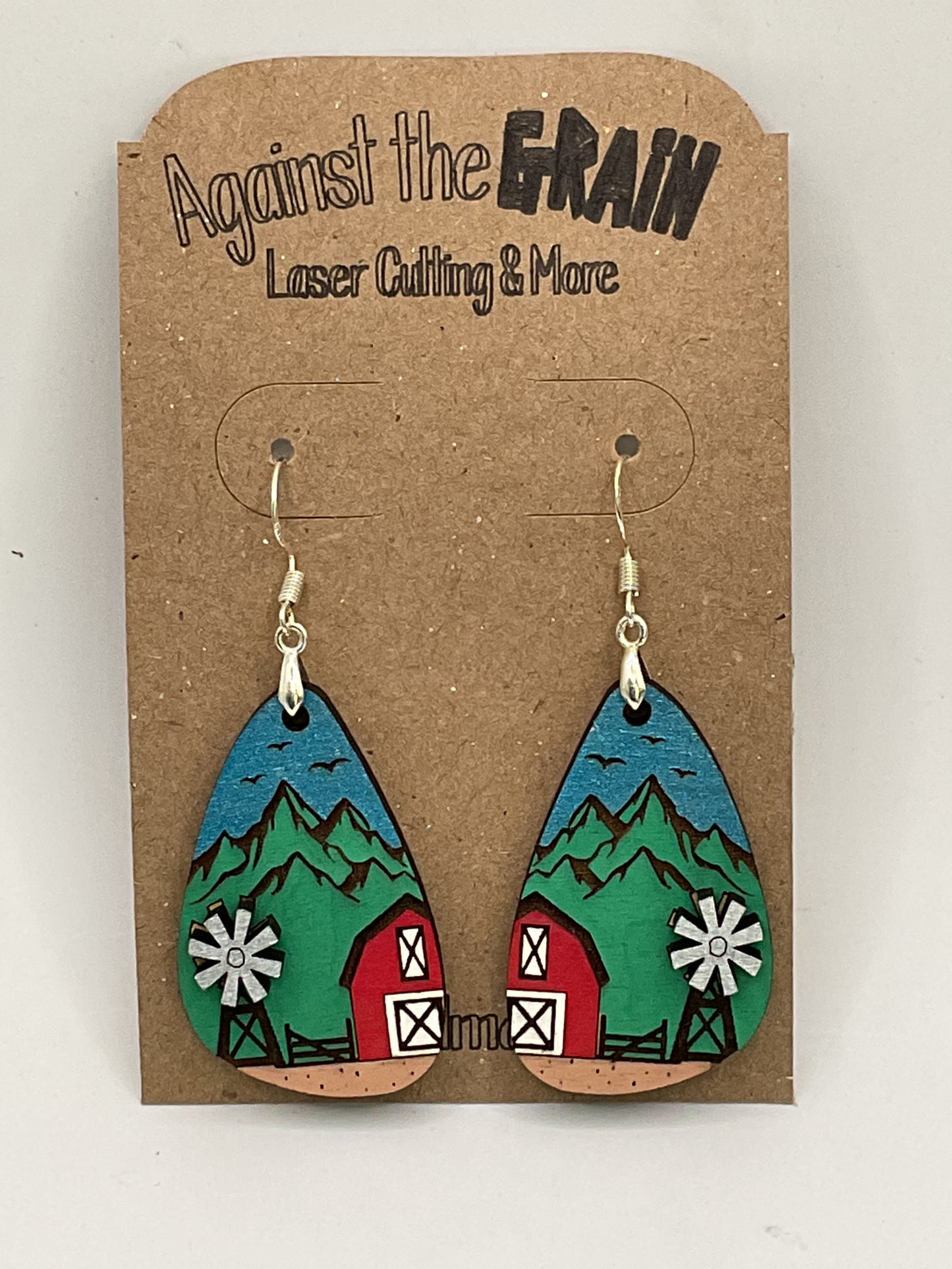 Barn earrings