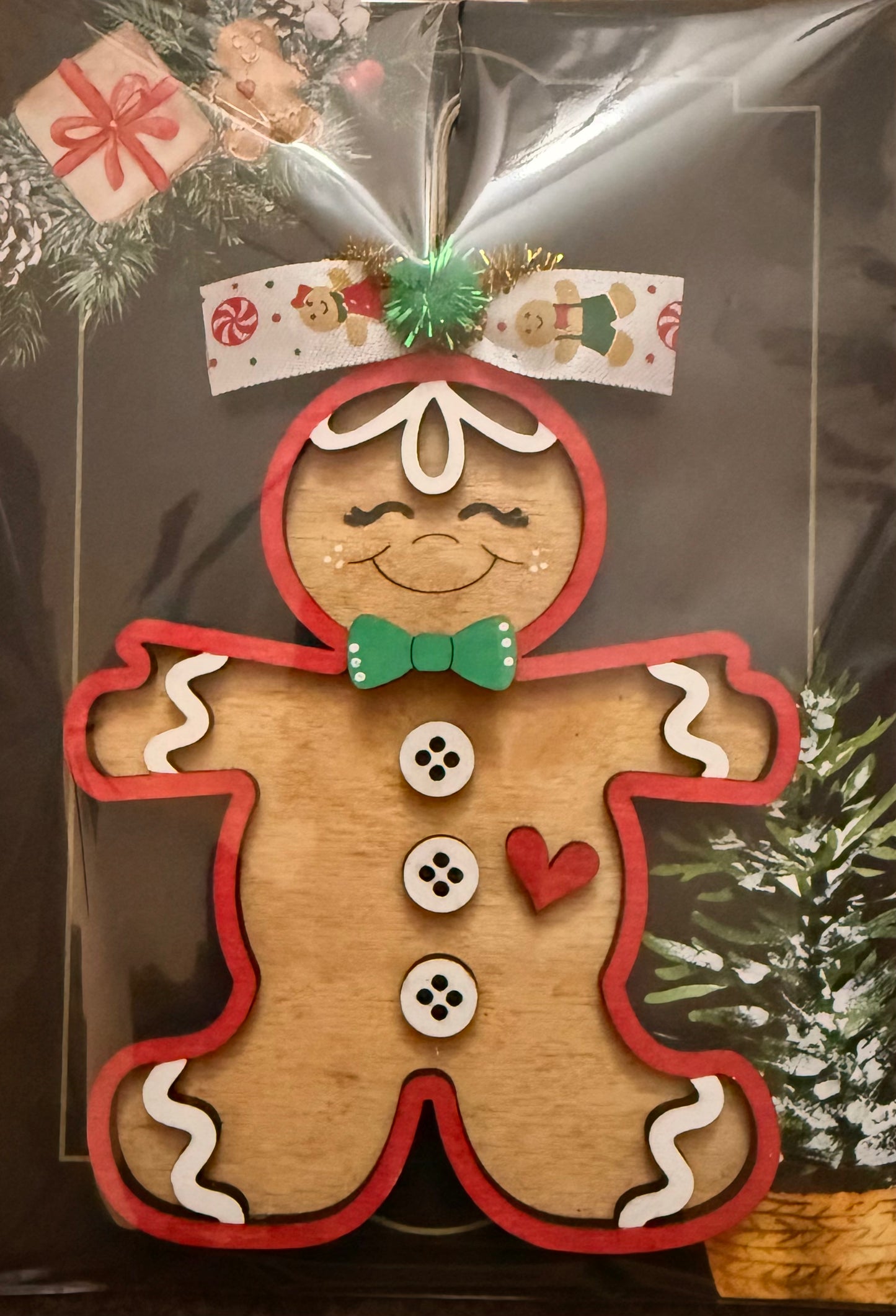 Gingerbread man ornament