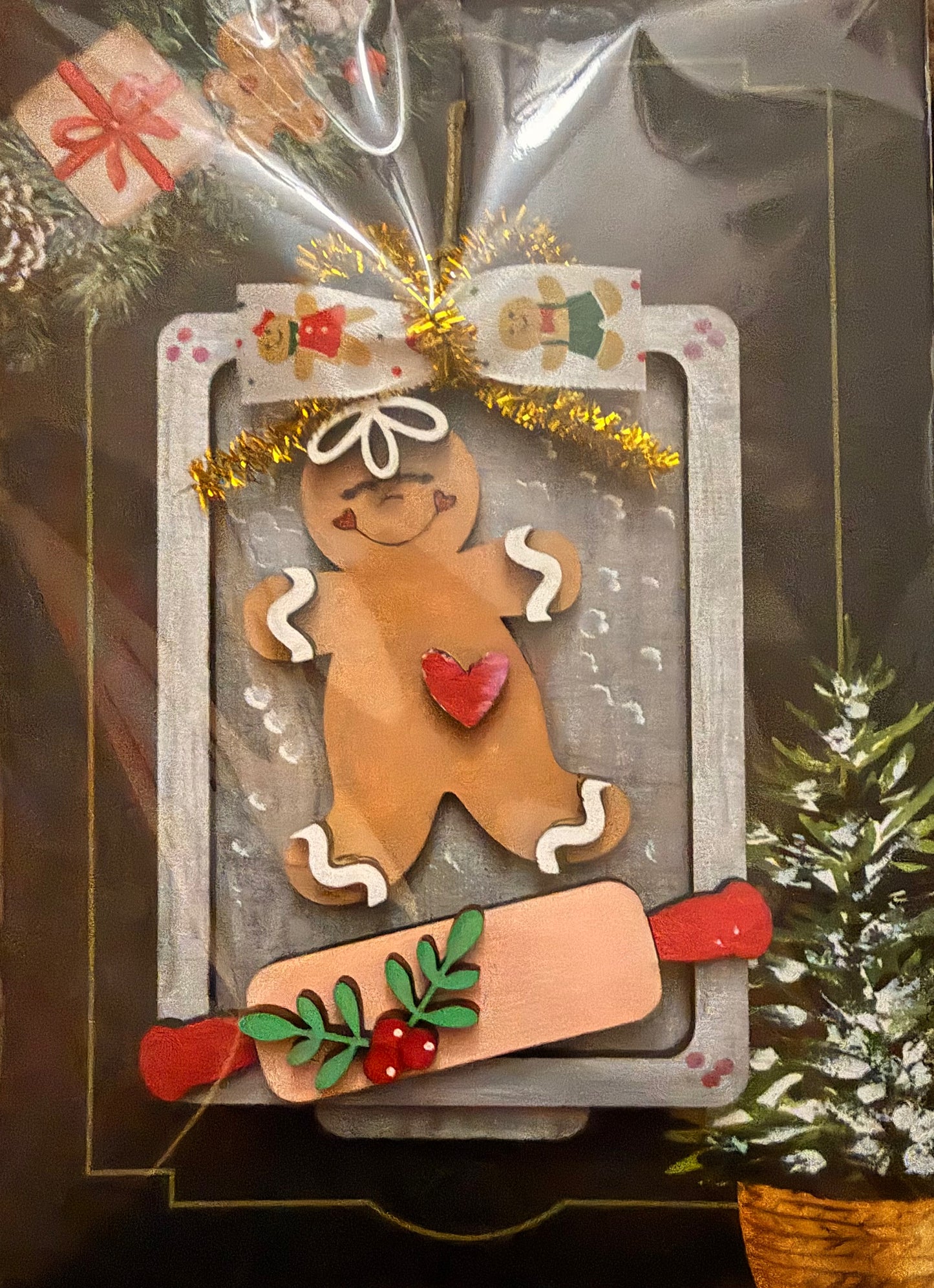 Gingerbread man ornament