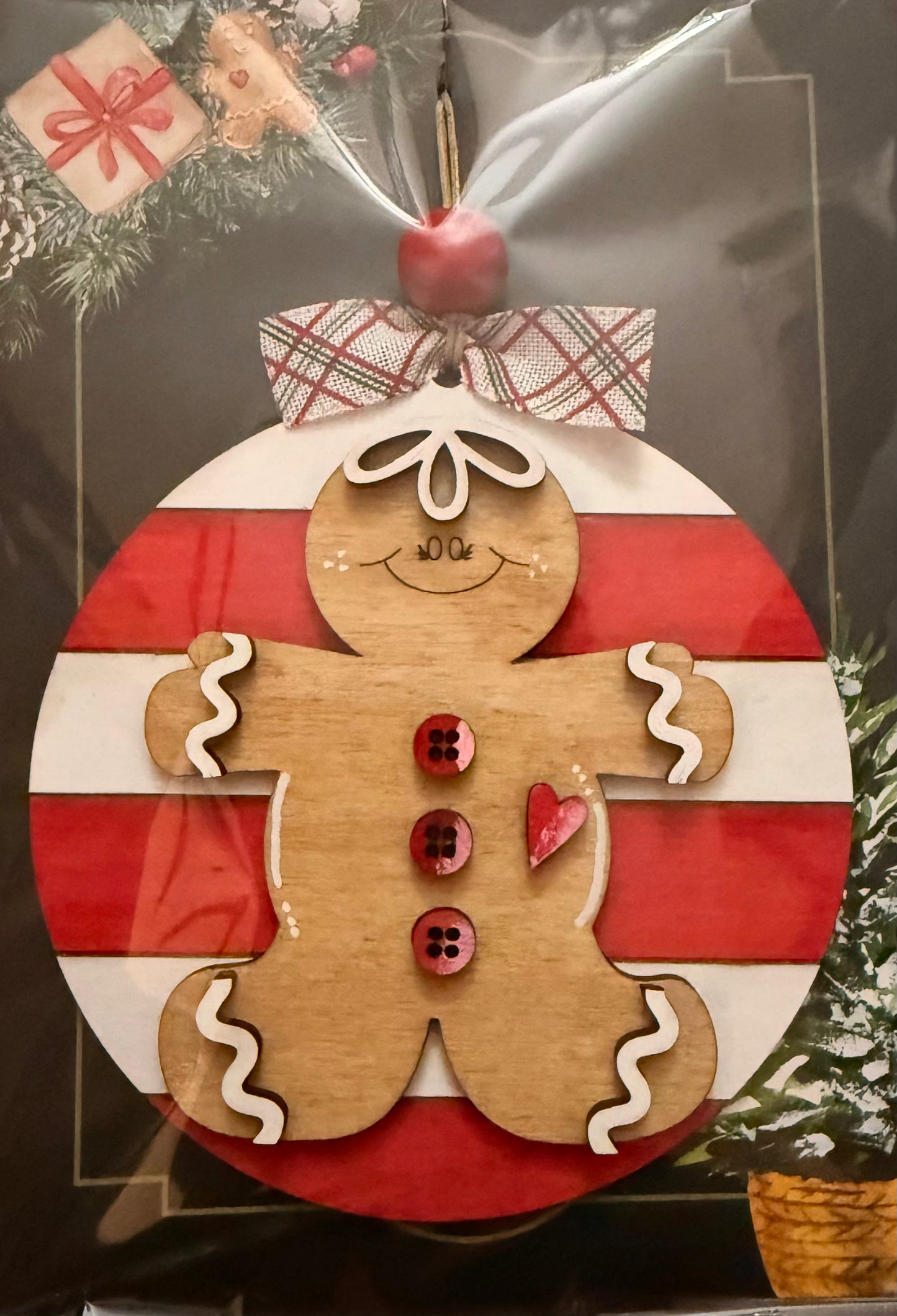 Gingerbread man ornament