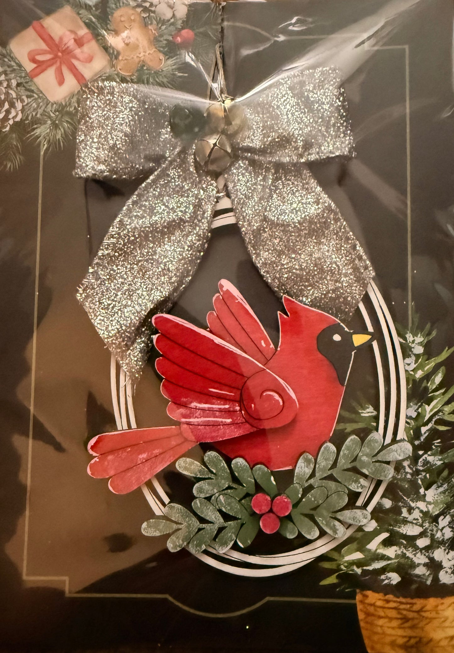 Cardinal ornament