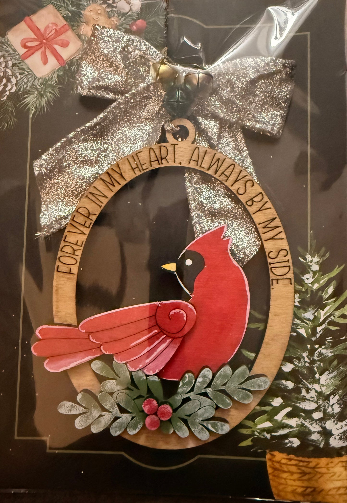 Cardinal ornament