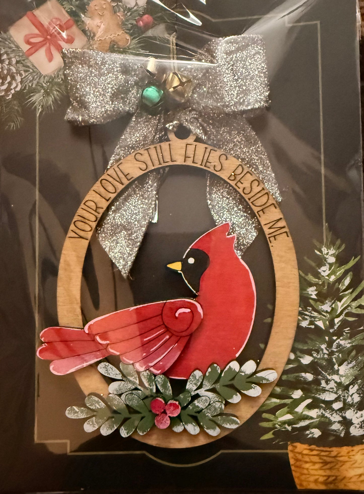 Cardinal ornament