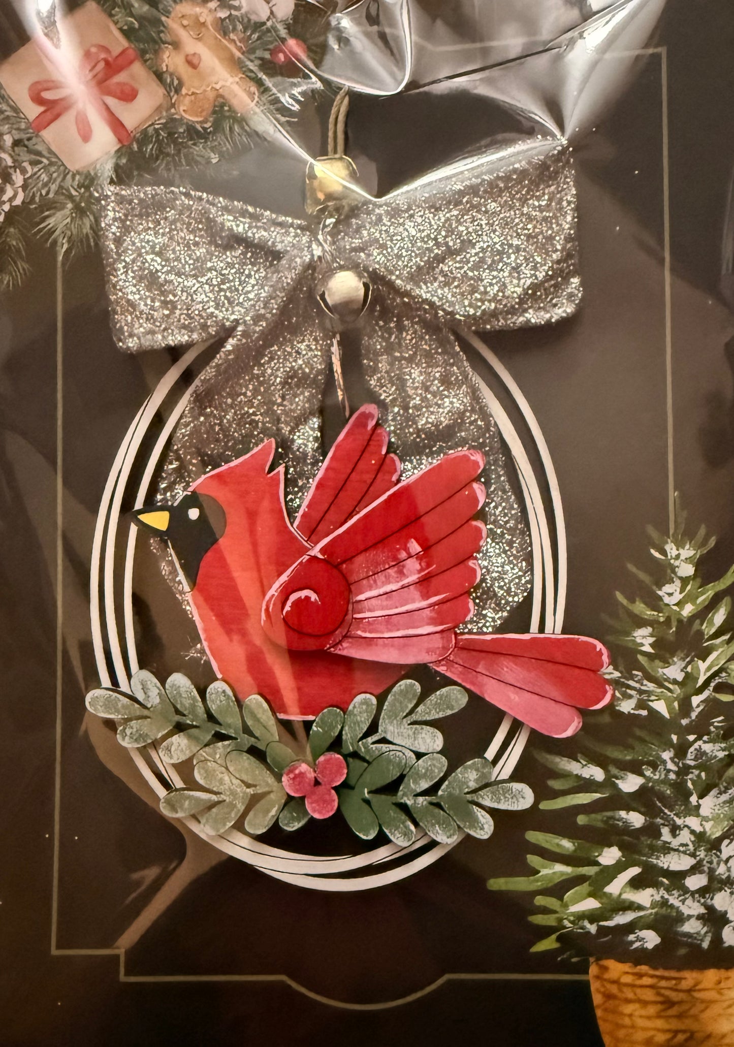 Cardinal ornament
