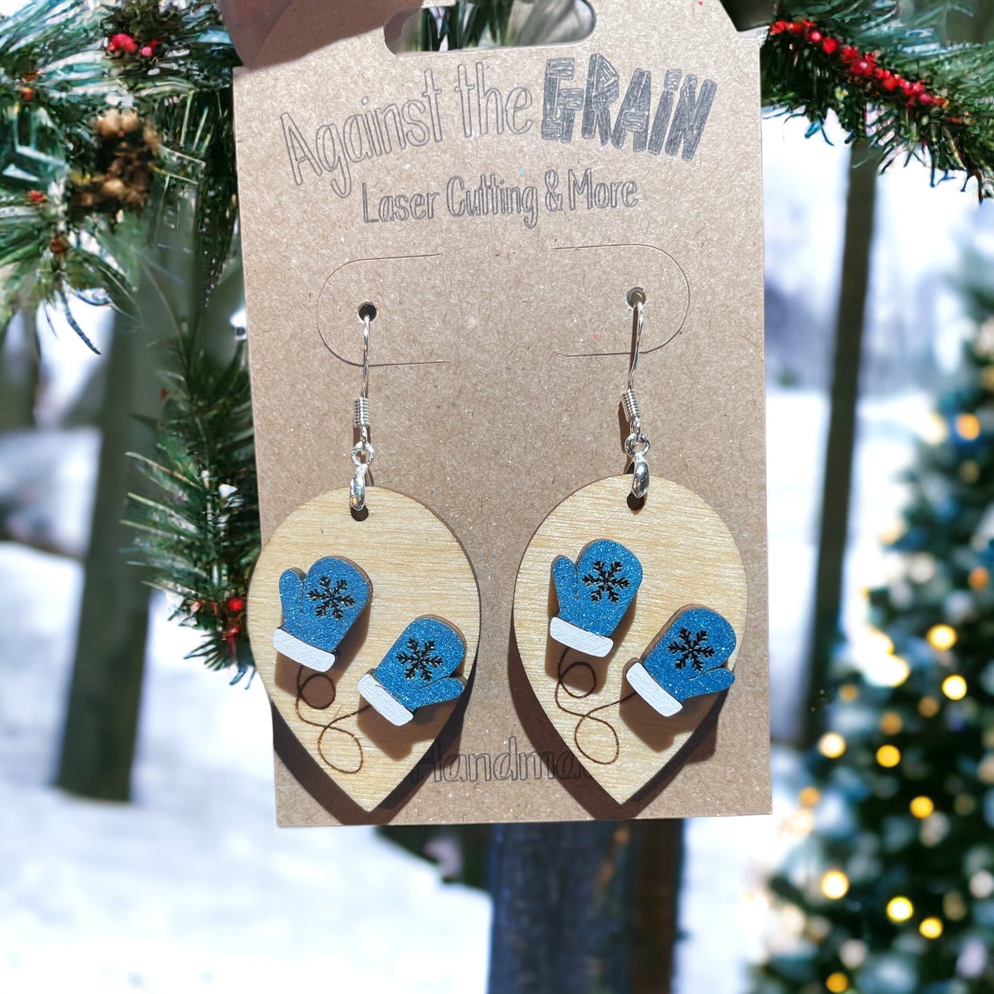 Winter earrings