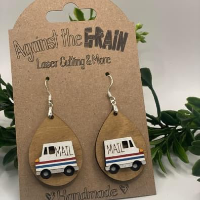 Postal earrings