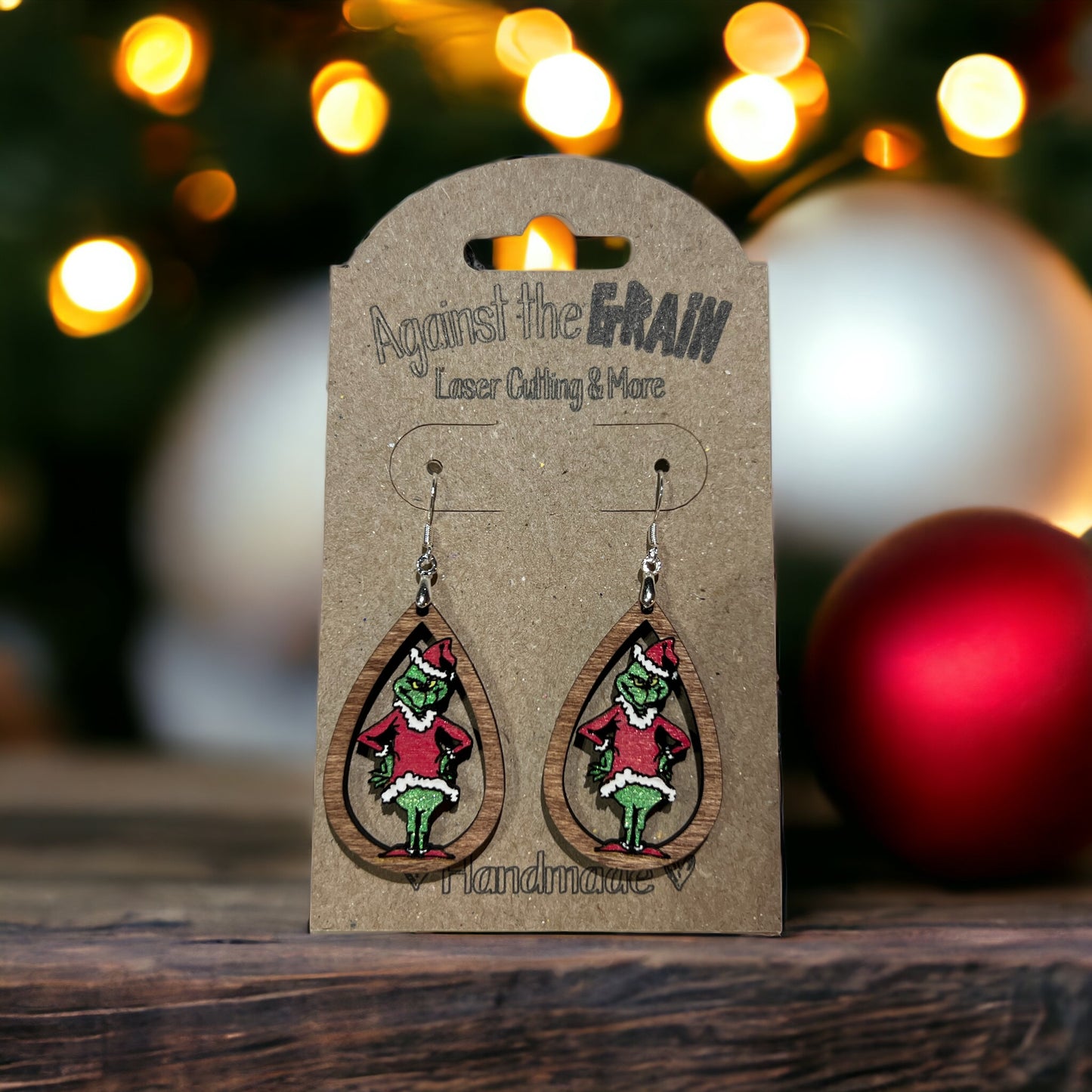 Grinch earrings