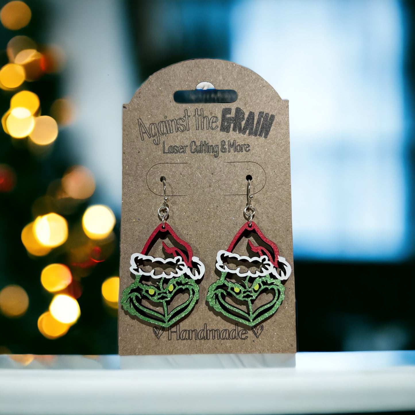 Grinch earrings