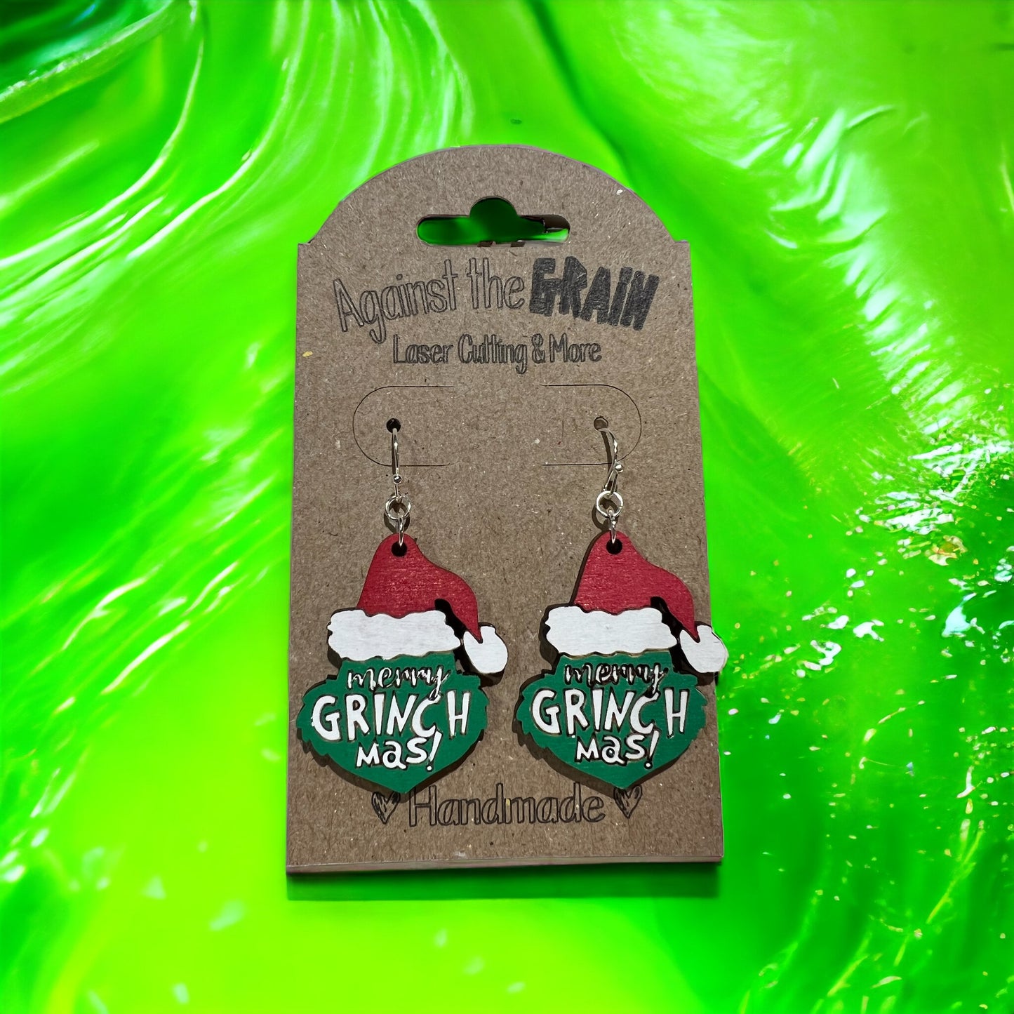 Grinch earrings