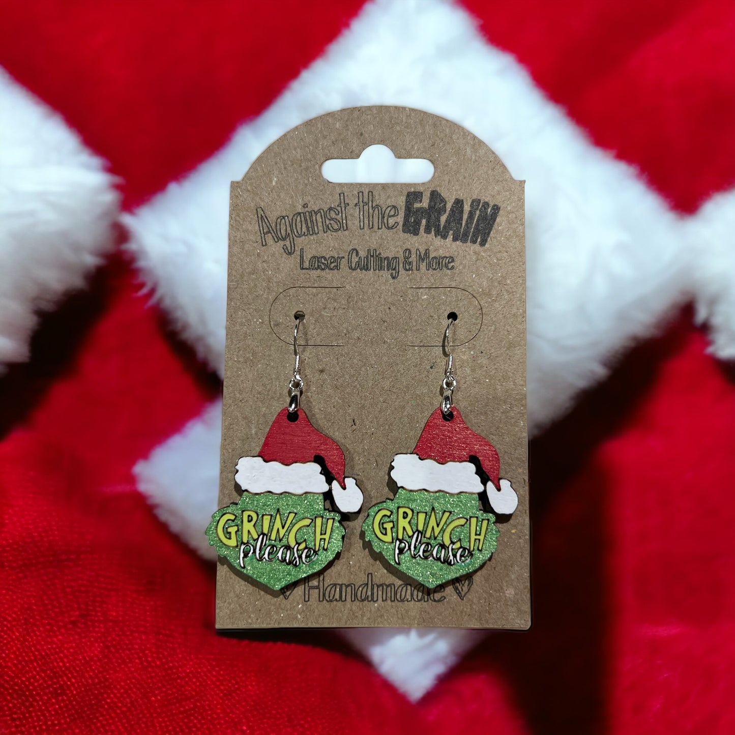 Grinch earrings