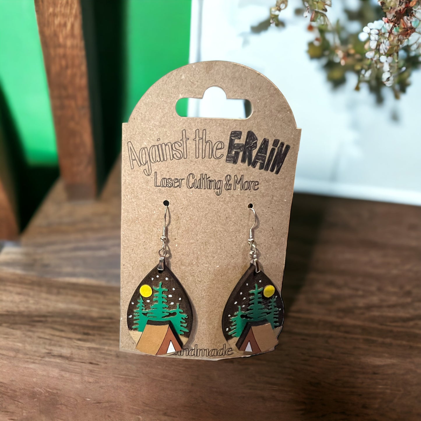 Tent earrings