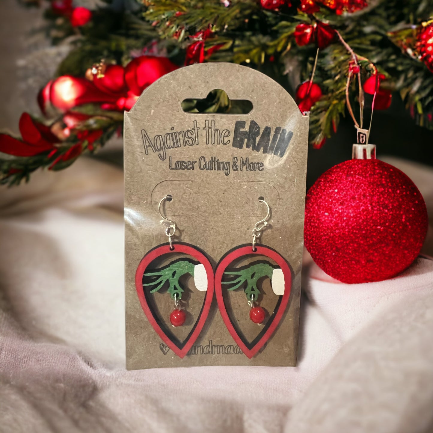 Grinch earrings