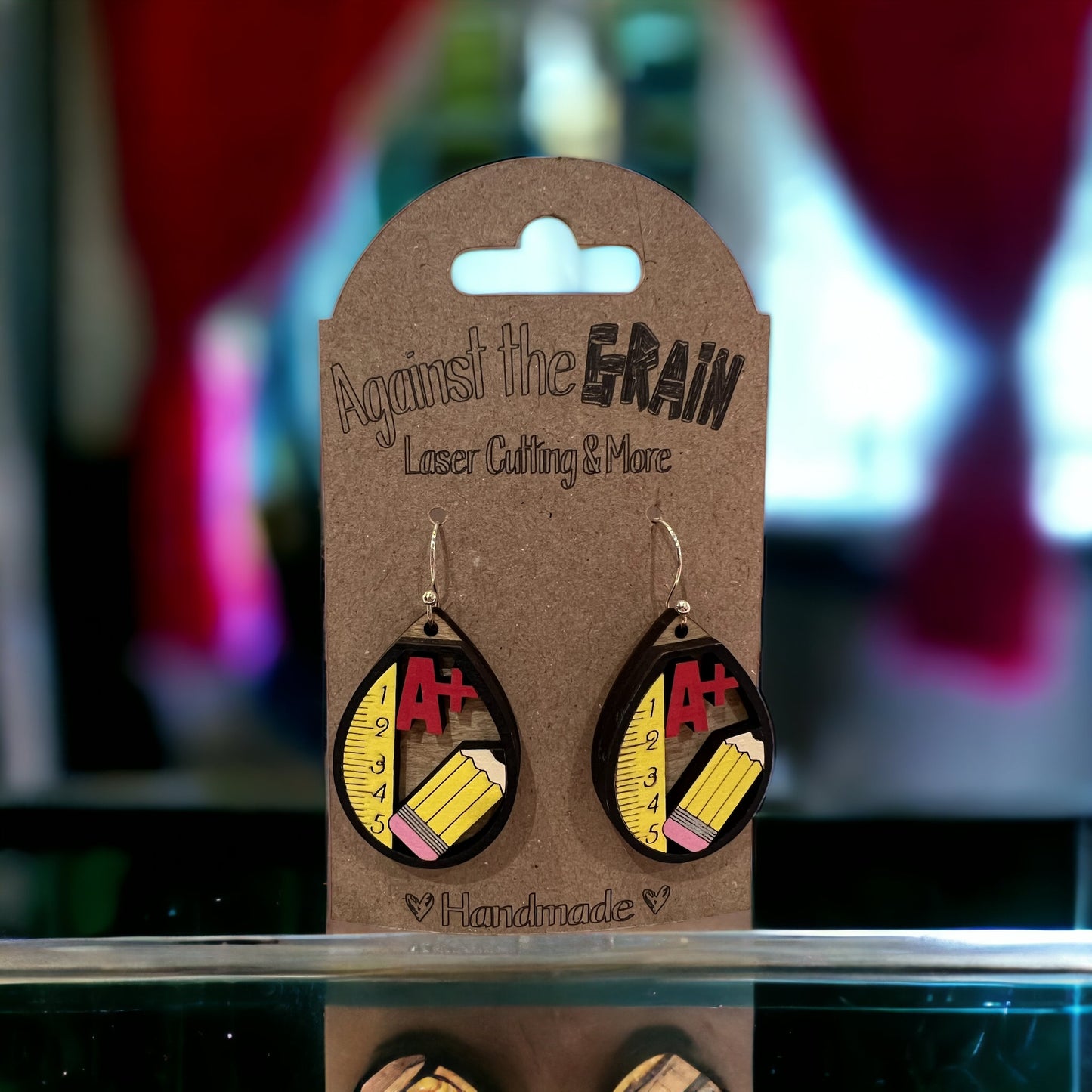 Teacher earrings