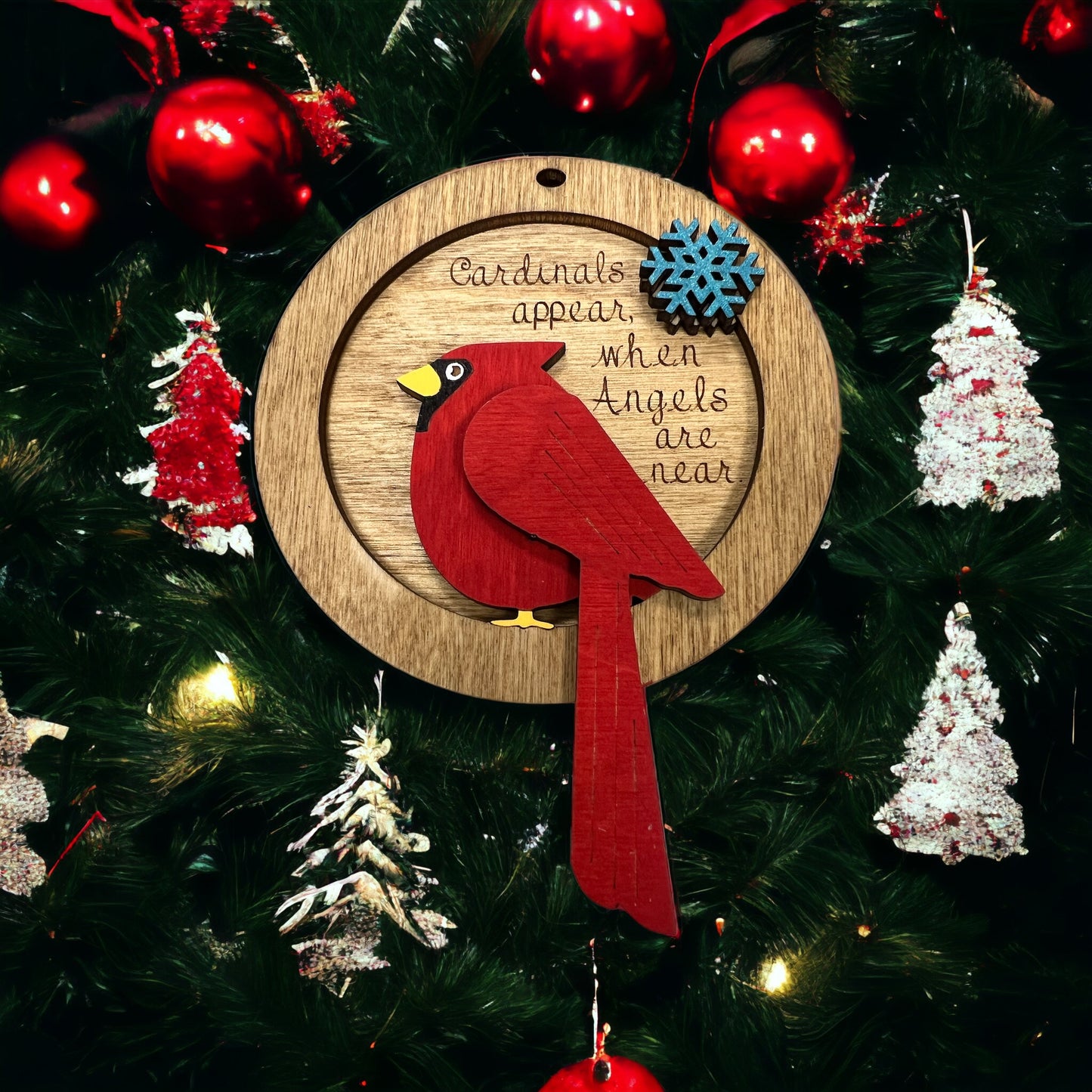 Cardinal ornament