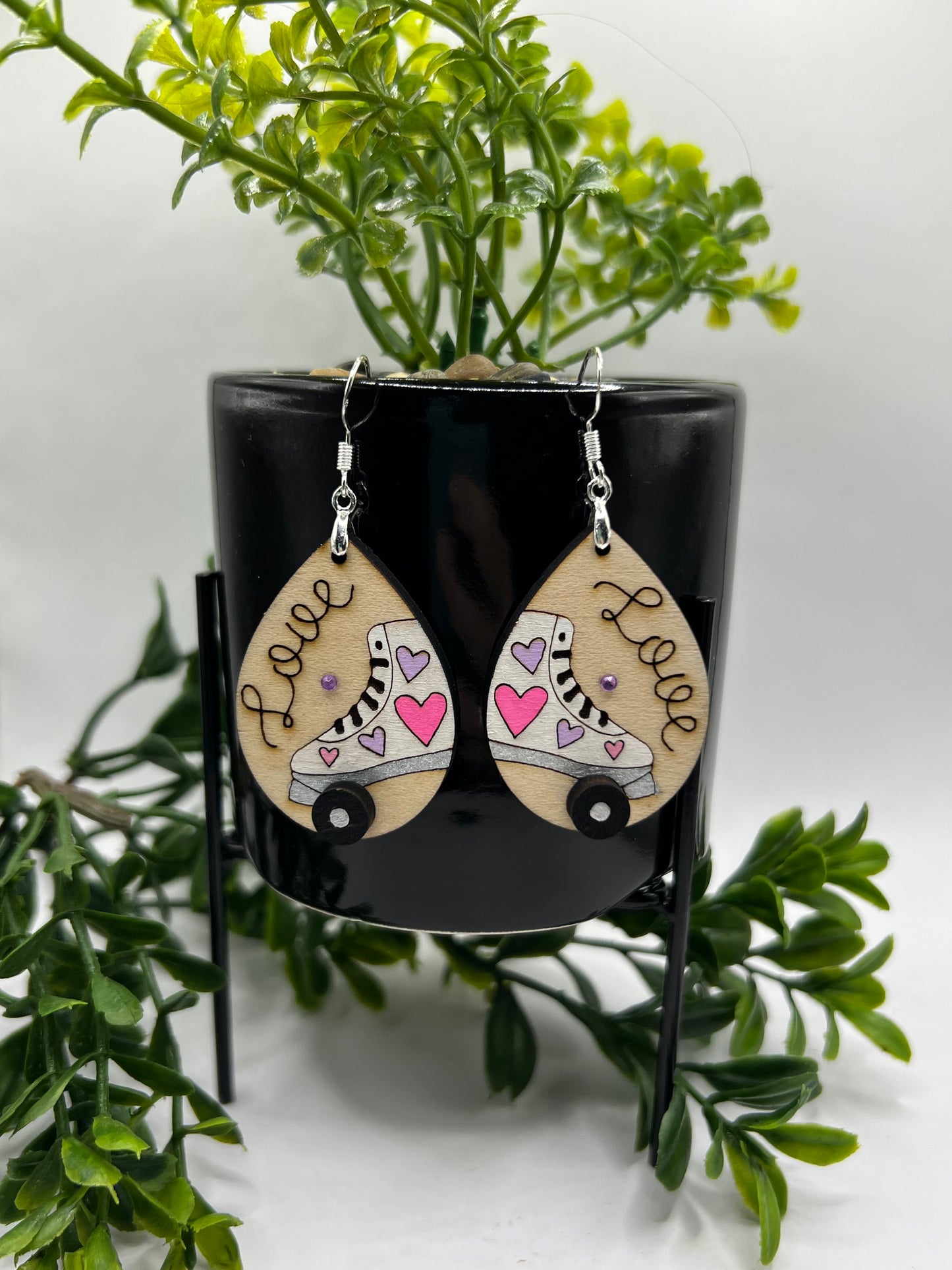 Valentine dangle earrings