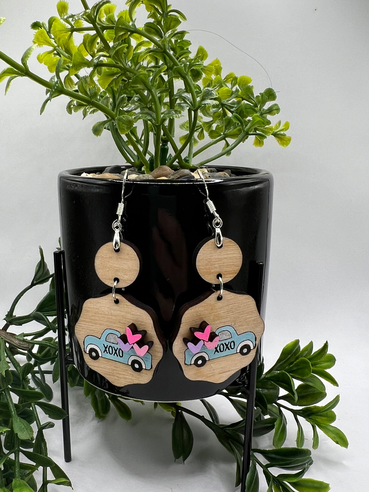 Valentine dangle earrings