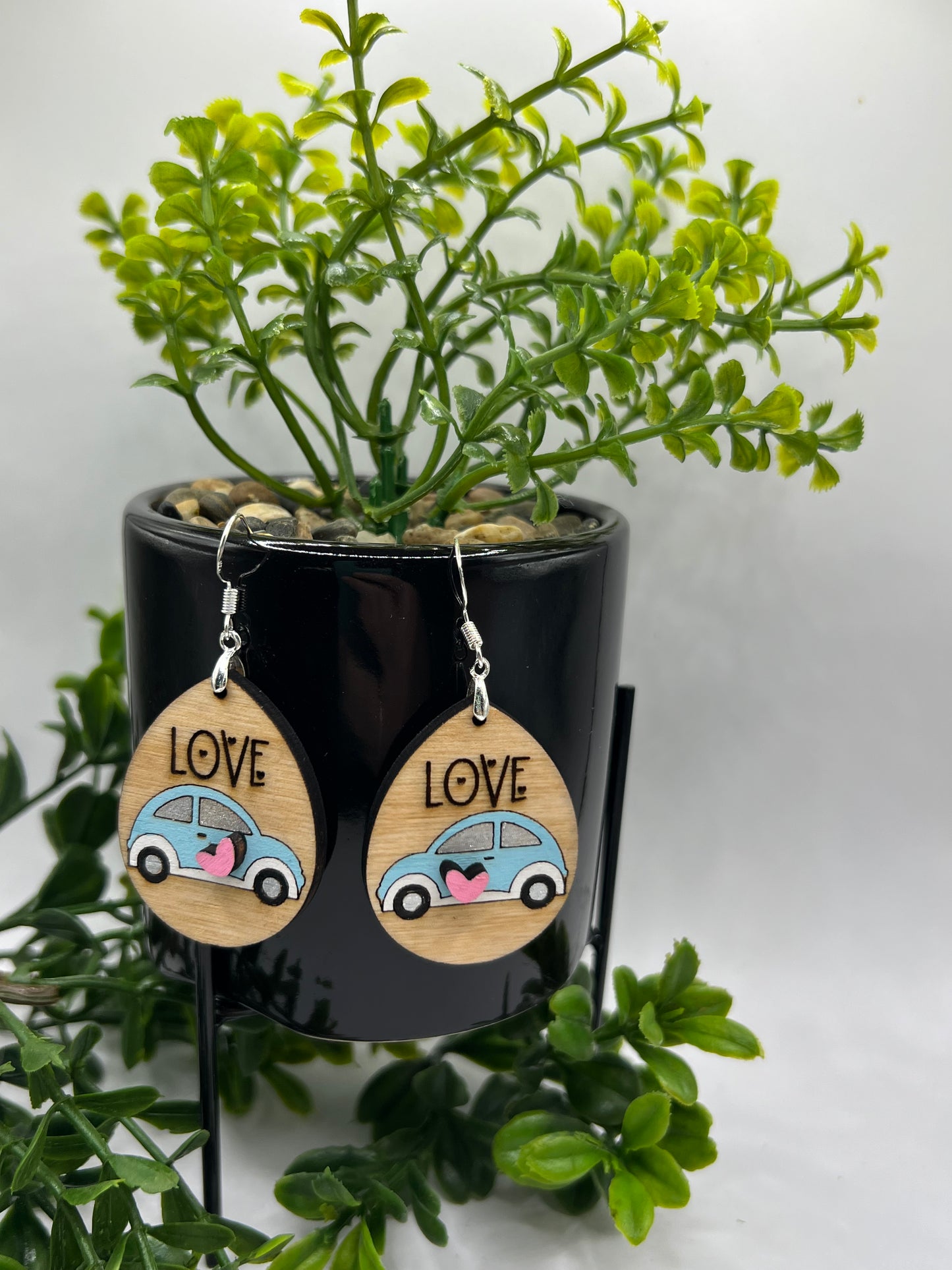 Valentine dangle earrings